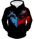 Super Cool Batman x Nightwing Promo Awesome Black Hoodie BM149
