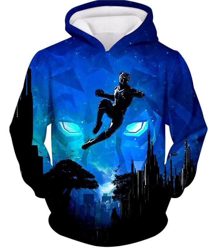 Super Cool Stealth Action Superhero Black Panther Awesome Hoodie BP019