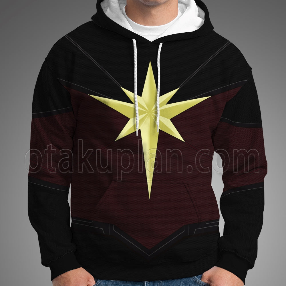 2023 Carol Danvers New Suit Cosplay Hoodie