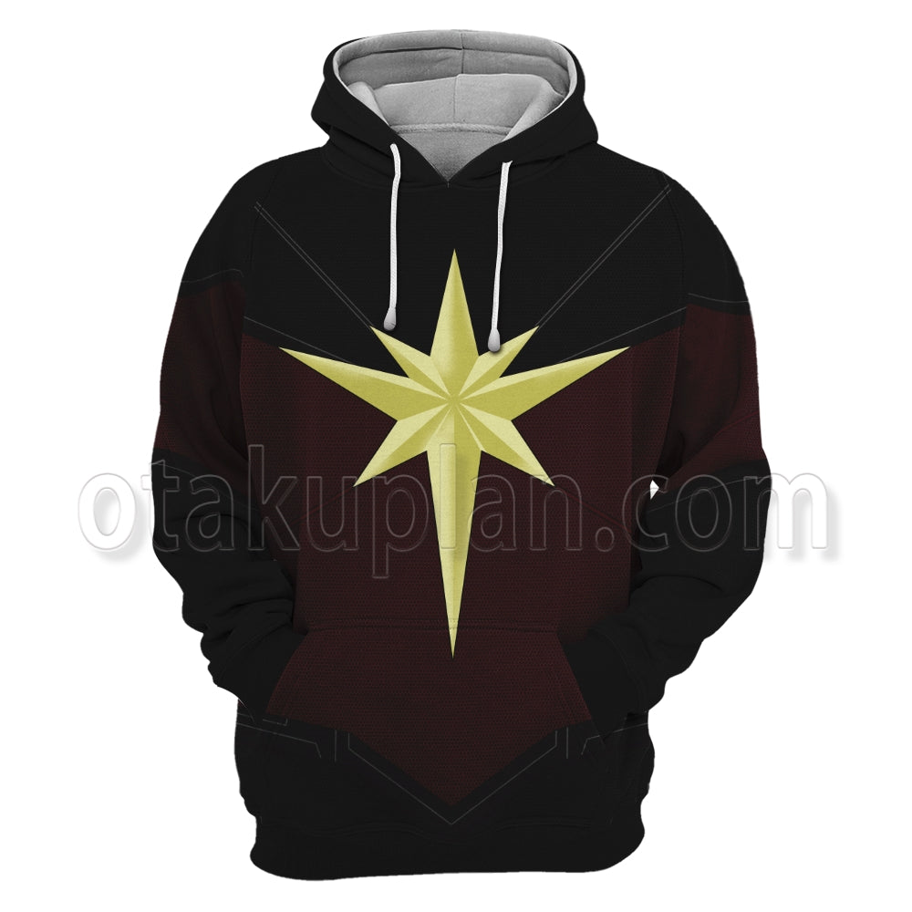 2023 Carol Danvers New Suit Cosplay Hoodie