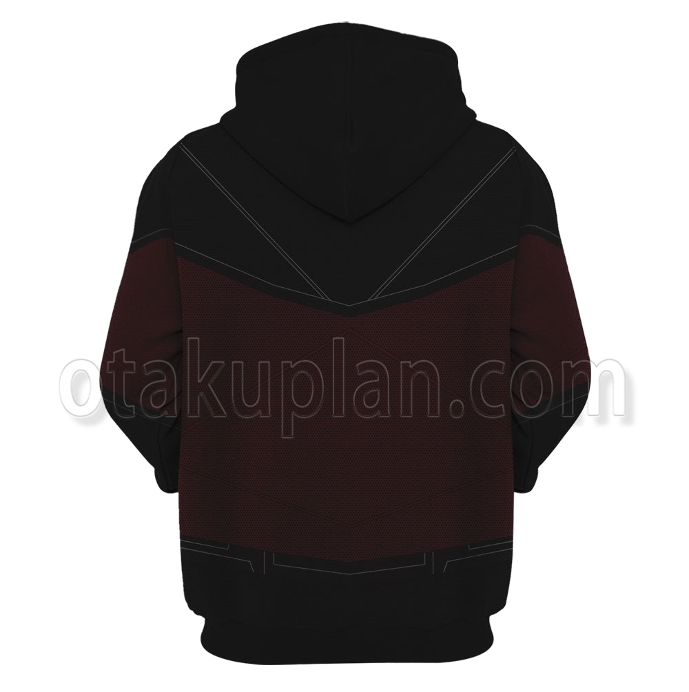 2023 Carol Danvers New Suit Cosplay Hoodie