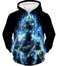 Dragon Ball Z Super Saiyan Goku Blue Flash Hoodie