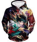MHA Awesome Hero Izuki Midoriya One for All Quirk Hoodie MHA023