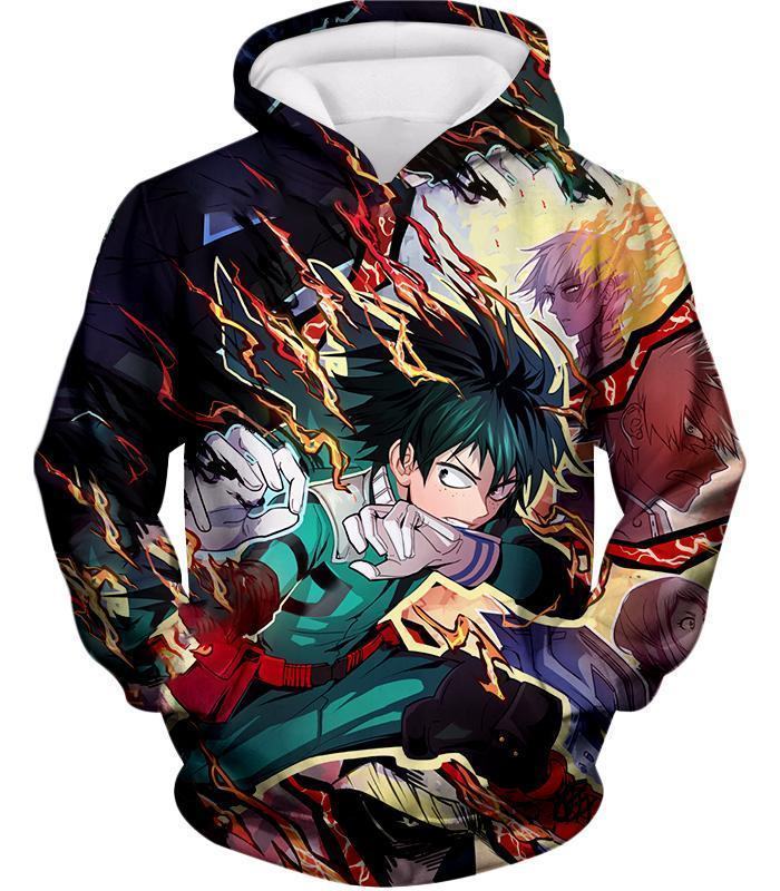 MHA Awesome Hero Izuki Midoriya One for All Quirk Hoodie MHA023