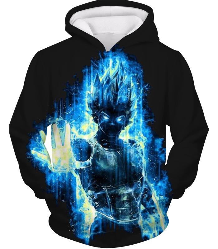 Dragon Ball Z Super Saiyan Blue Vegeta Flash Hoodie