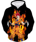 Dragon Ball Z Super Saiyan God Red Goku Hoodie