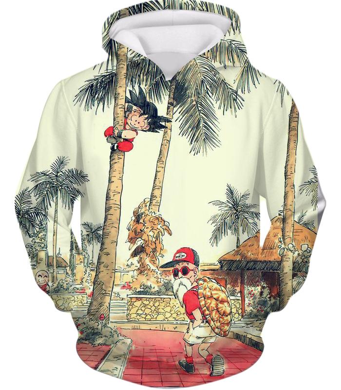 Dragon Ball Z Kid Goku And Master Roshi Hoodie