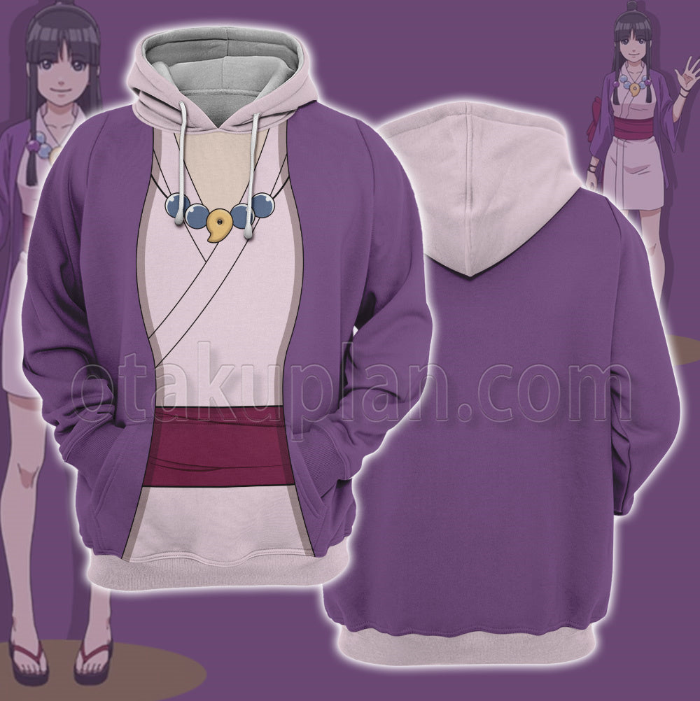 Ace Attorney Ayasato Mayoi Pink Cosplay Hoodie