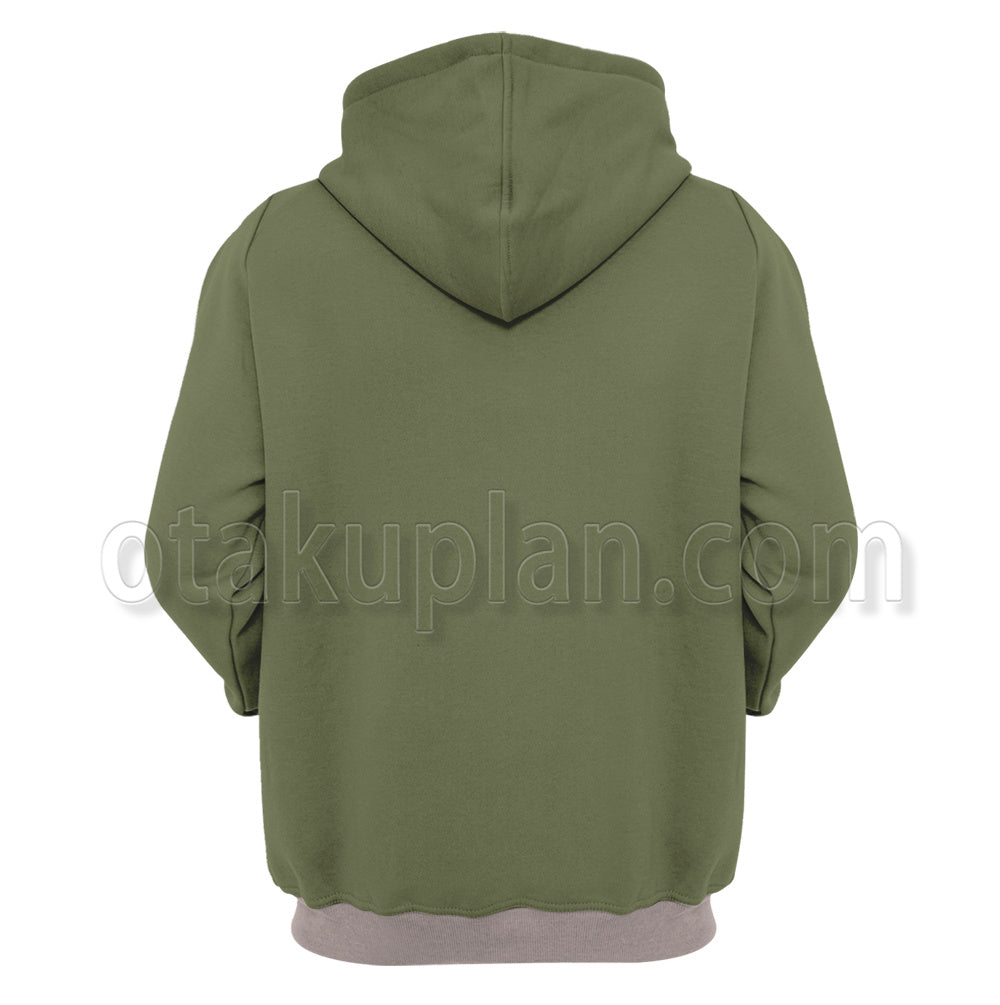 Ace Attorney Itonokogiri Keisuke Green Suit Cosplay Hoodie