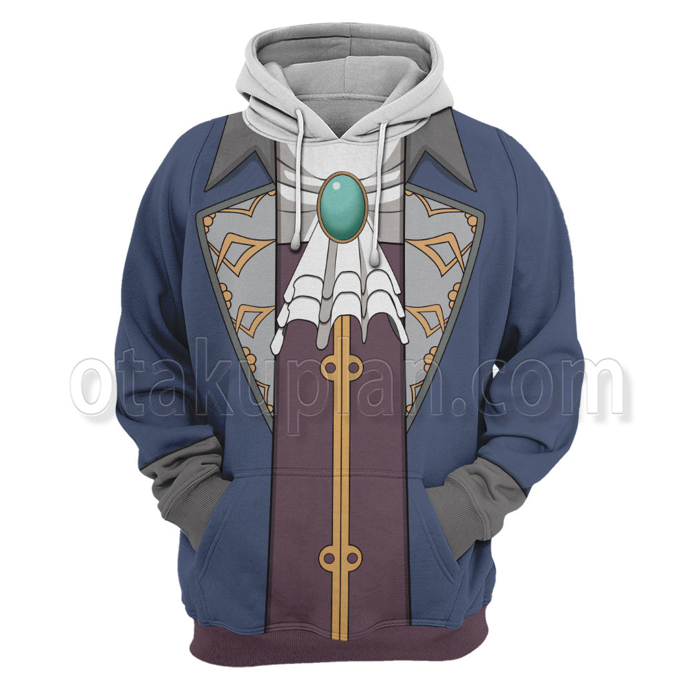 Ace Attorney Karuma Gou Blue Suti Cosplay Hoodie