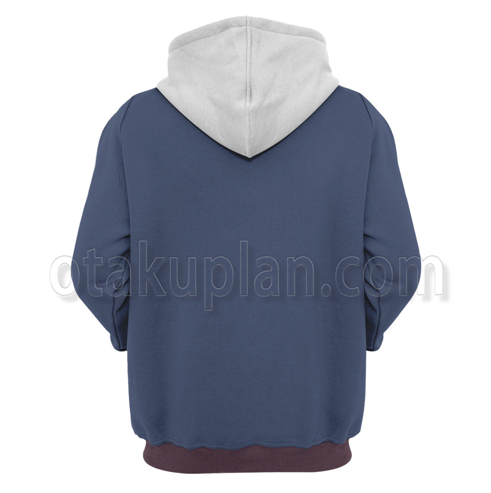 Ace Attorney Karuma Gou Blue Suti Cosplay Hoodie