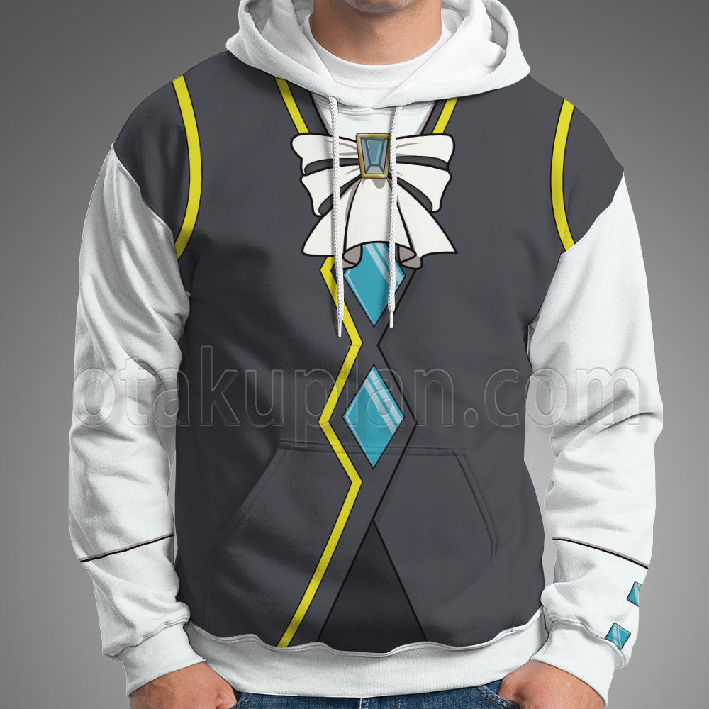 Ace Attorney Karuma Mei Grey Cosplay Hoodie