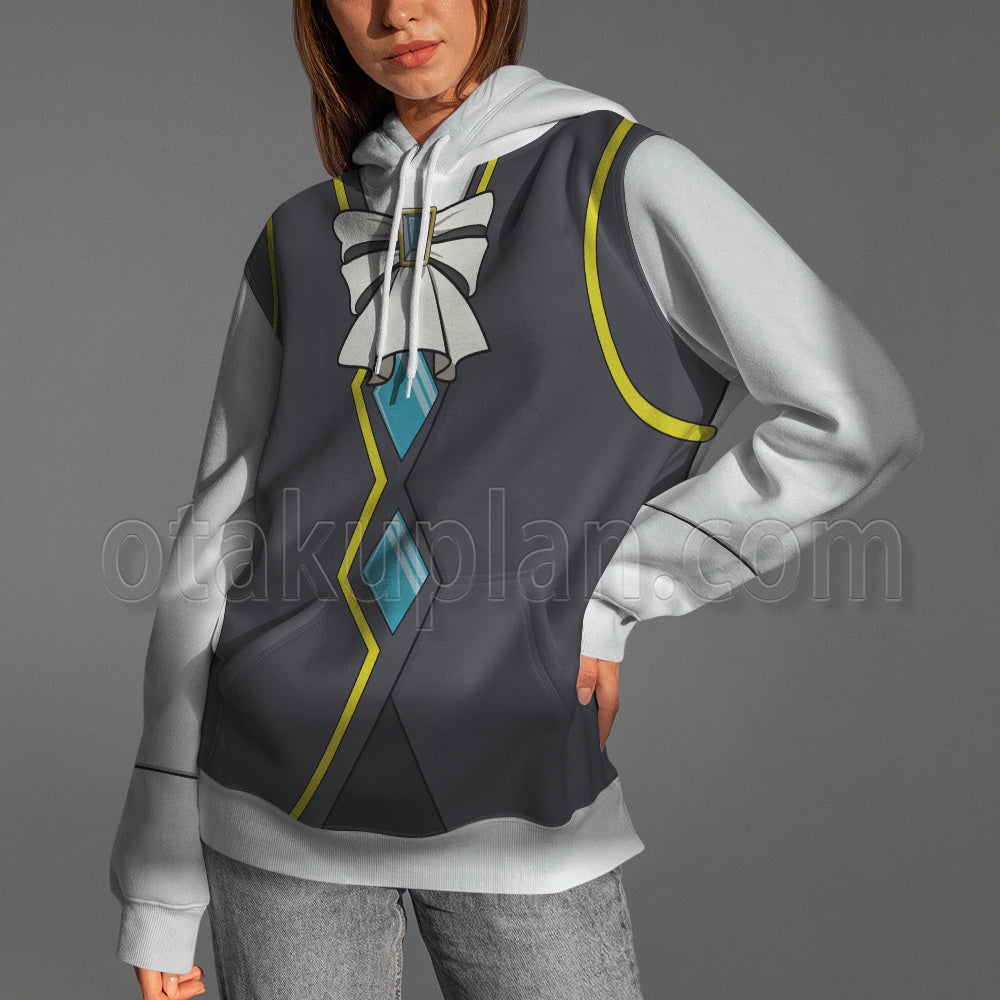 Ace Attorney Karuma Mei Grey Cosplay Hoodie