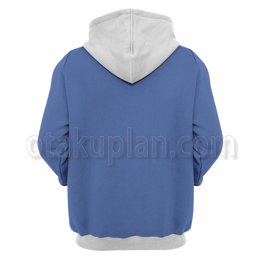 Ace Attorney Naruhodou Ryuuichi Blue Suit Cosplay Hoodie