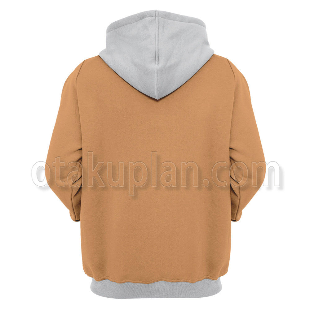 Ace Attorney Yahari Masashi Orange Cosplay Hoodie