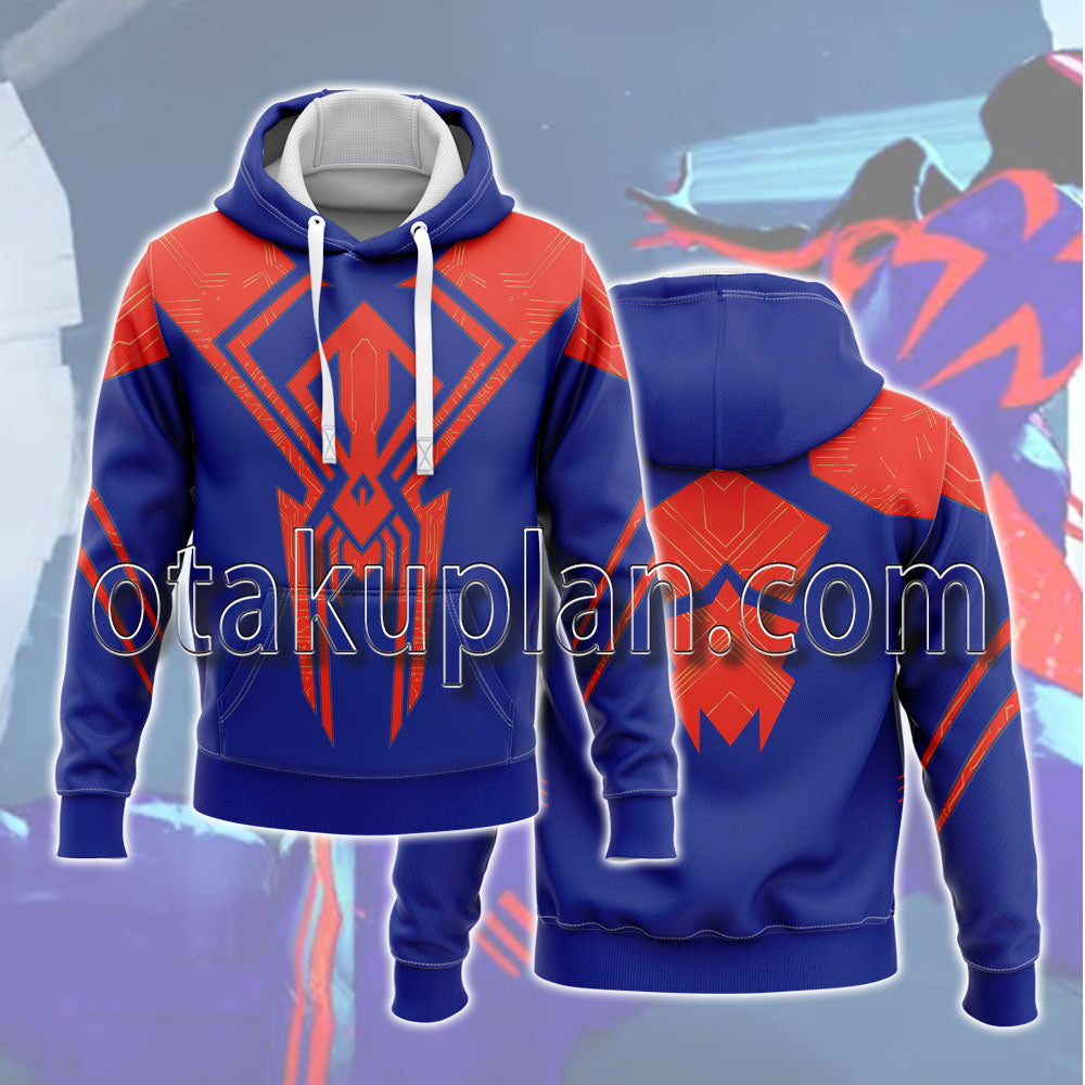 Spider Hero Across The Spider Verse Spider Hero 2099 Cosplay Hoodie