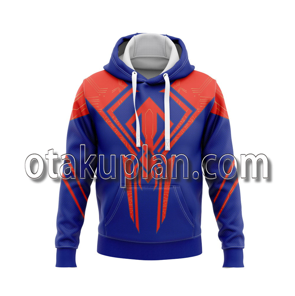 Spider Hero Across The Spider Verse Spider Hero 2099 Cosplay Hoodie
