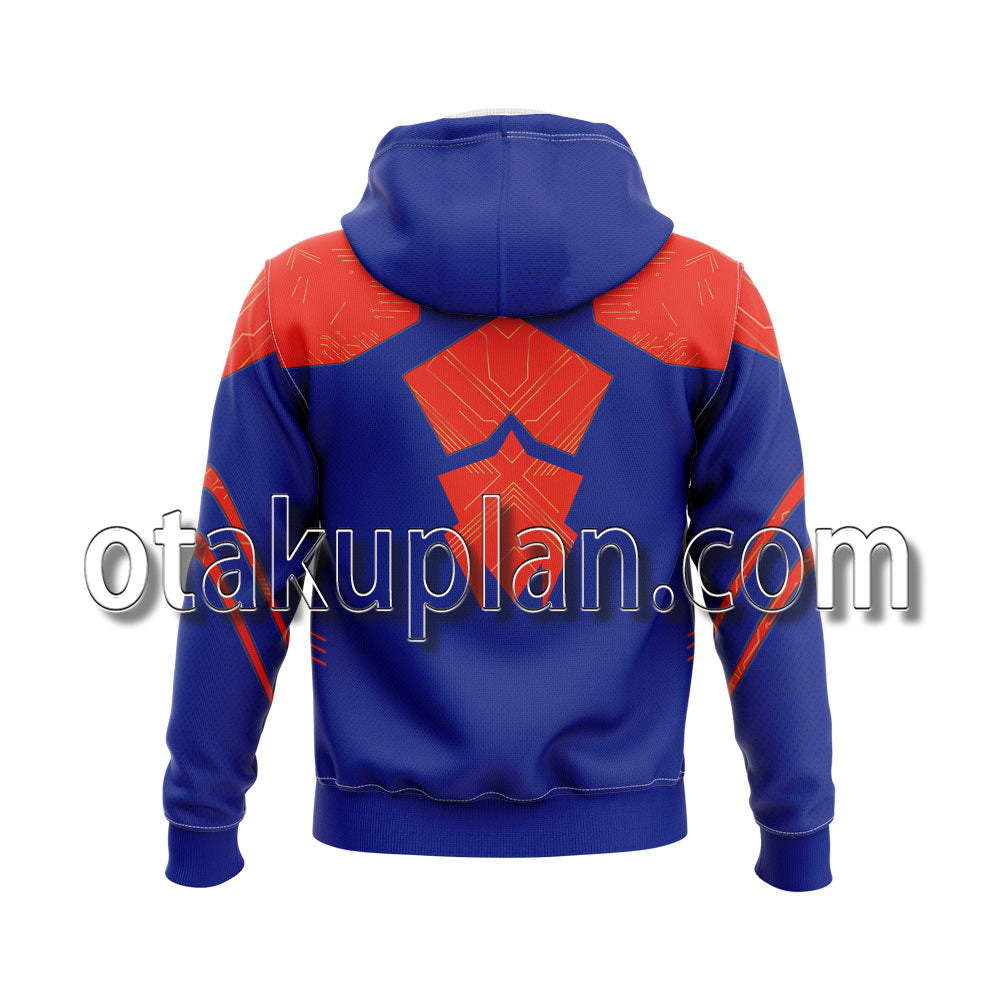 Spider Hero Across The Spider Verse Spider Hero 2099 Cosplay Hoodie
