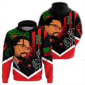 African American Flag Malcolm X Ver2 Hoodie