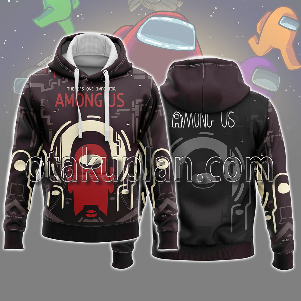 Among Us Logo Hoodie