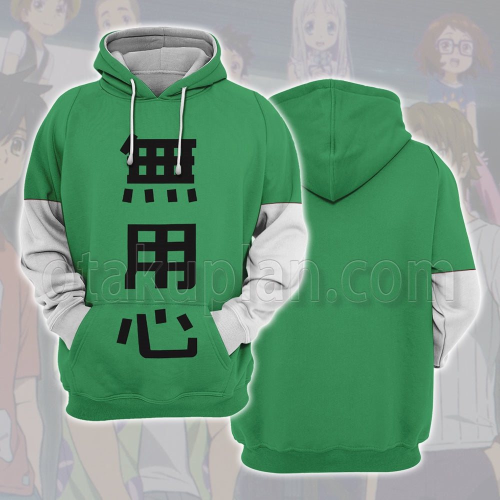 Anohana Jinta Yadomi Useless Characters Clothes Cosplay Hoodie