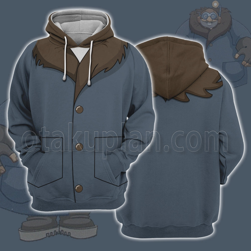 Atlantis The Lost Empire Moliere Coat Cosplay Hoodie