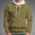 Atlantis The Lost Empire Rourke Military Uniform Cosplay Hoodie