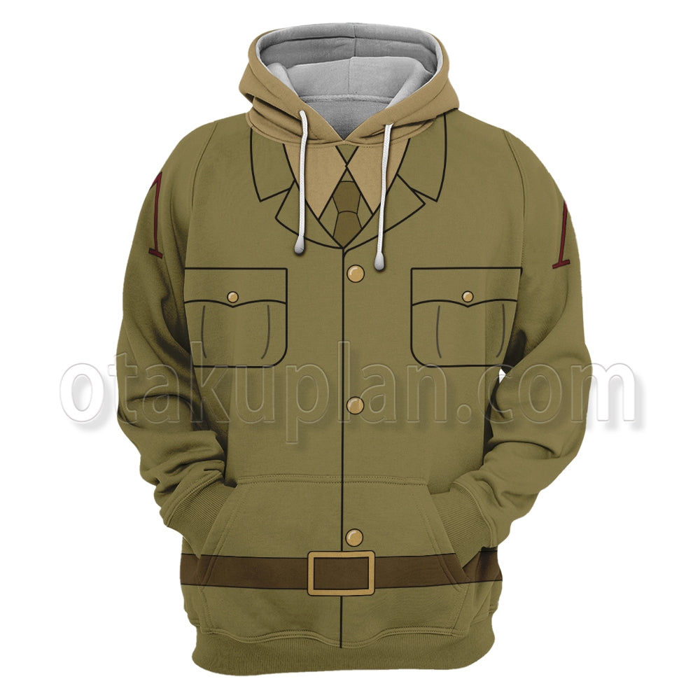 Atlantis The Lost Empire Rourke Military Uniform Cosplay Hoodie