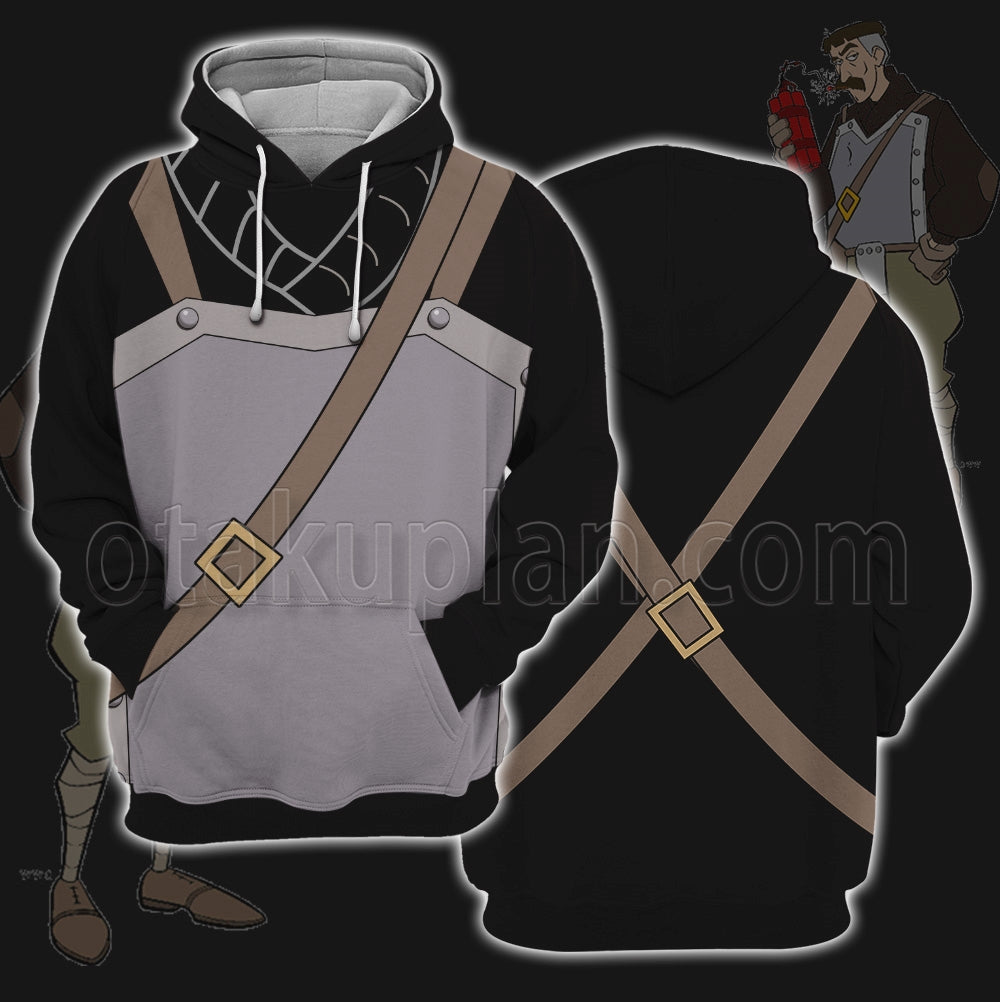 Atlantis The Lost Empire Vinny Armor Cosplay Hoodie