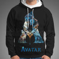 Avatar 2009 Black Blue Letter A Hoodie