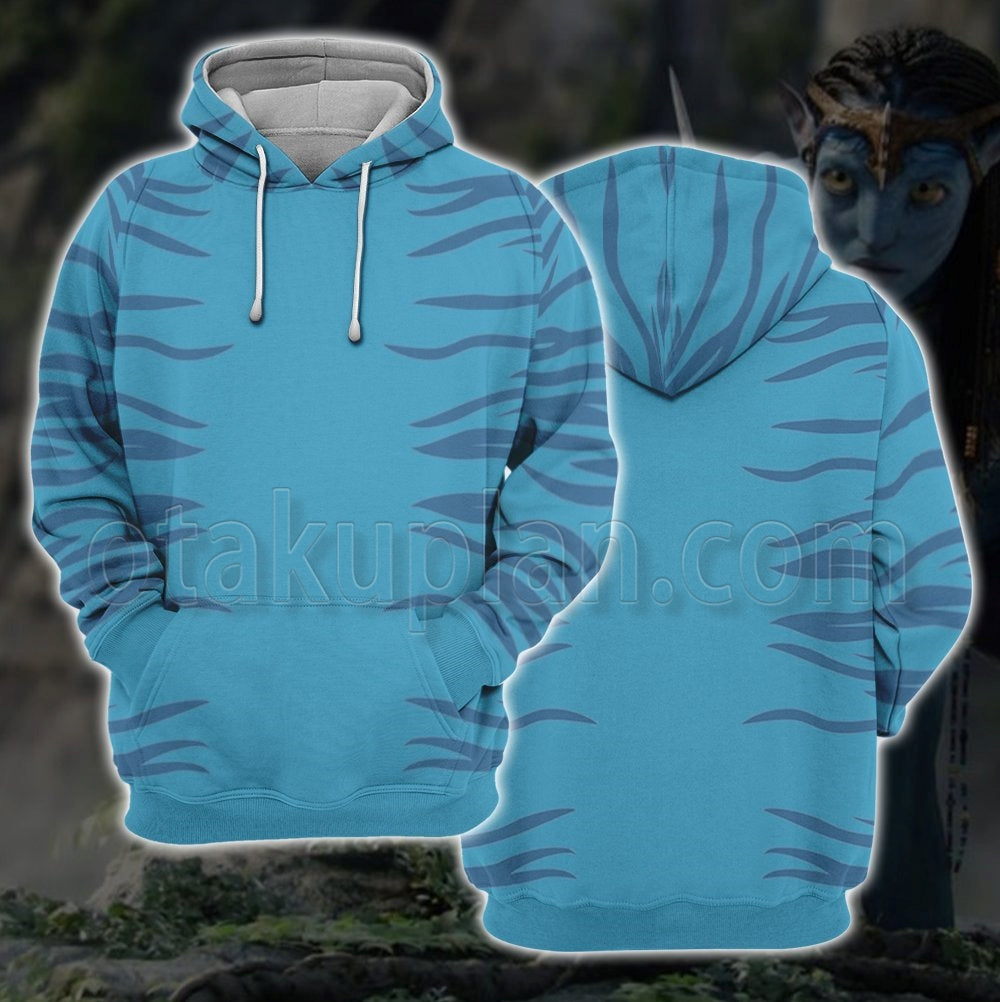 Avatar 2009 Blue Plaga Cosplay Hoodie