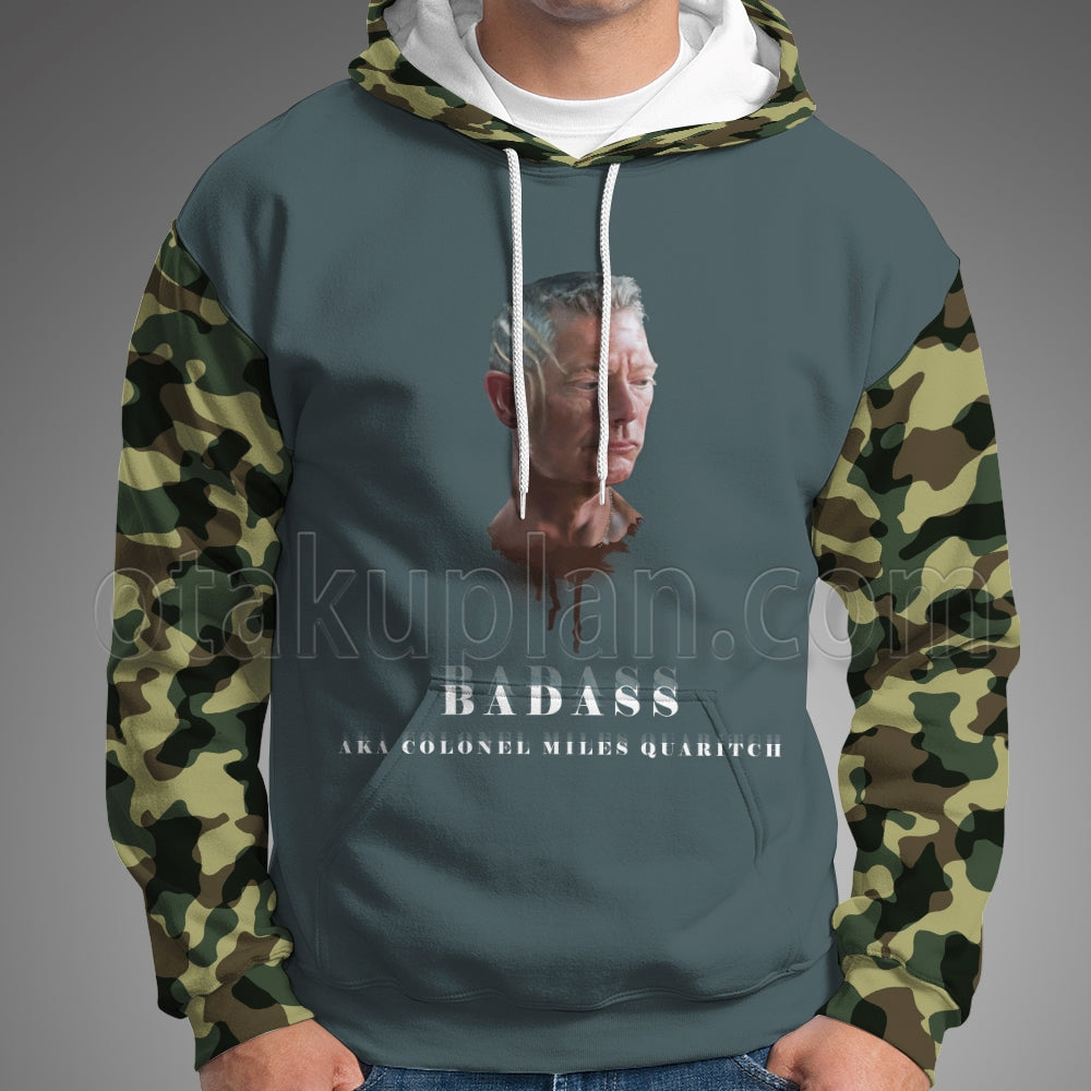 Avatar 2009 Miles Quaritch Badass Hoodie