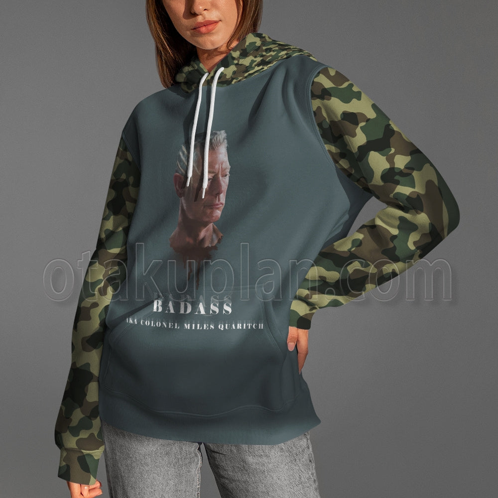 Avatar 2009 Miles Quaritch Badass Hoodie