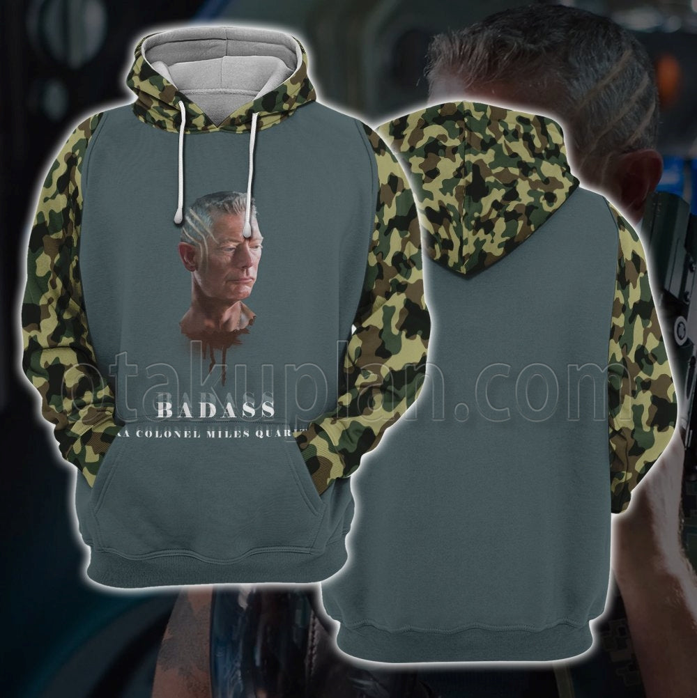 Avatar 2009 Miles Quaritch Badass Hoodie