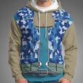 Avatar Quaritch Camouflage Uniform Cosplay Hoodie