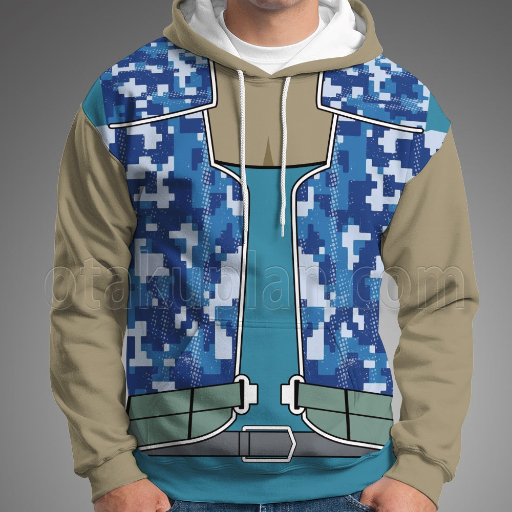 Avatar Quaritch Camouflage Uniform Cosplay Hoodie