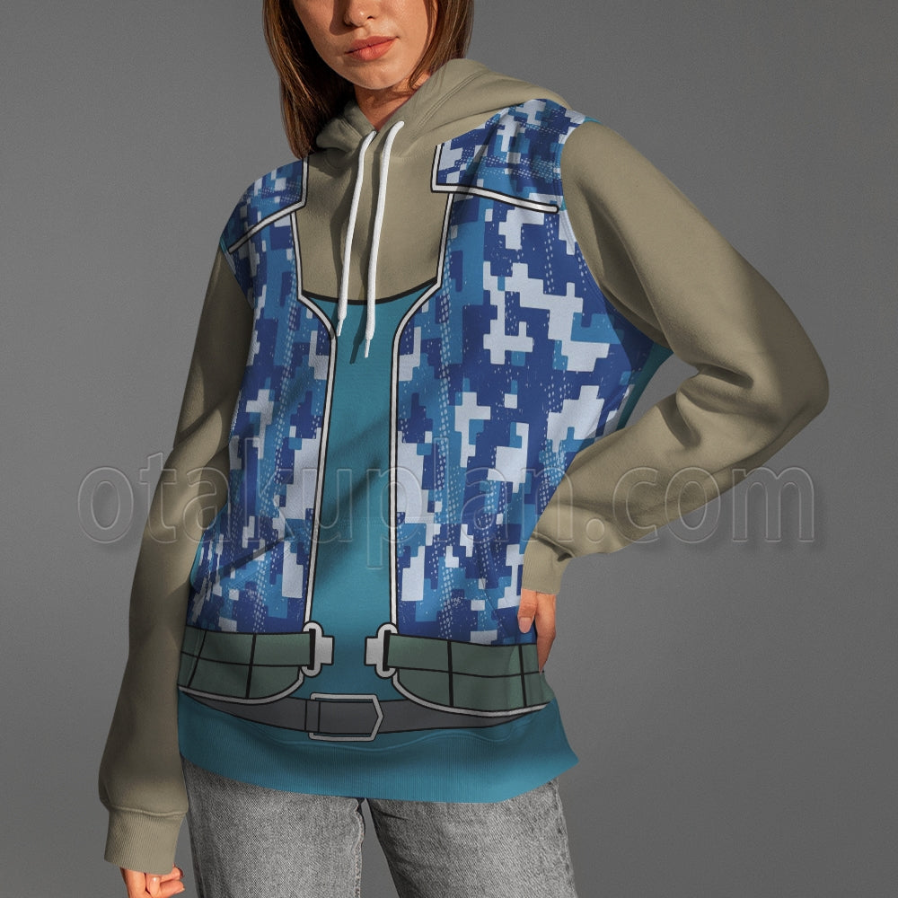 Avatar Quaritch Camouflage Uniform Cosplay Hoodie
