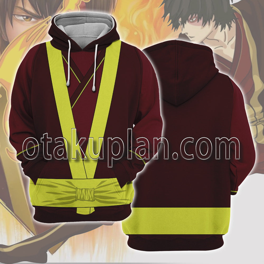 Avatar Zuko Martial Arts Uniform Cosplay Hoodie