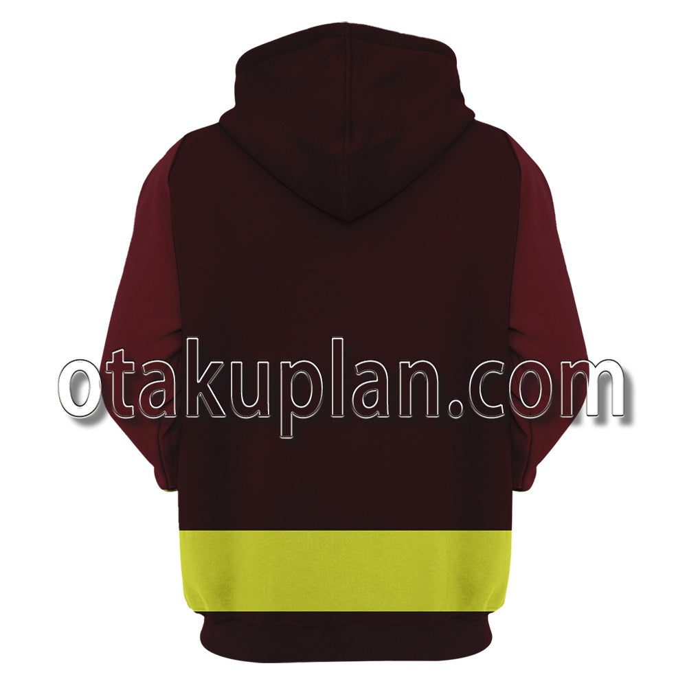 Avatar Zuko Martial Arts Uniform Cosplay Hoodie