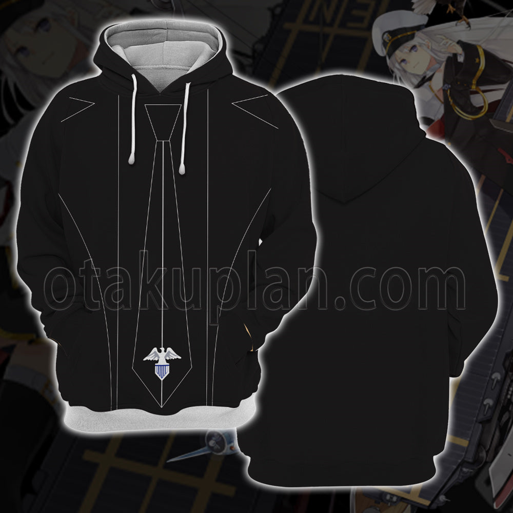 Azur Lane Enterprise Dq Cosplay Hoodie