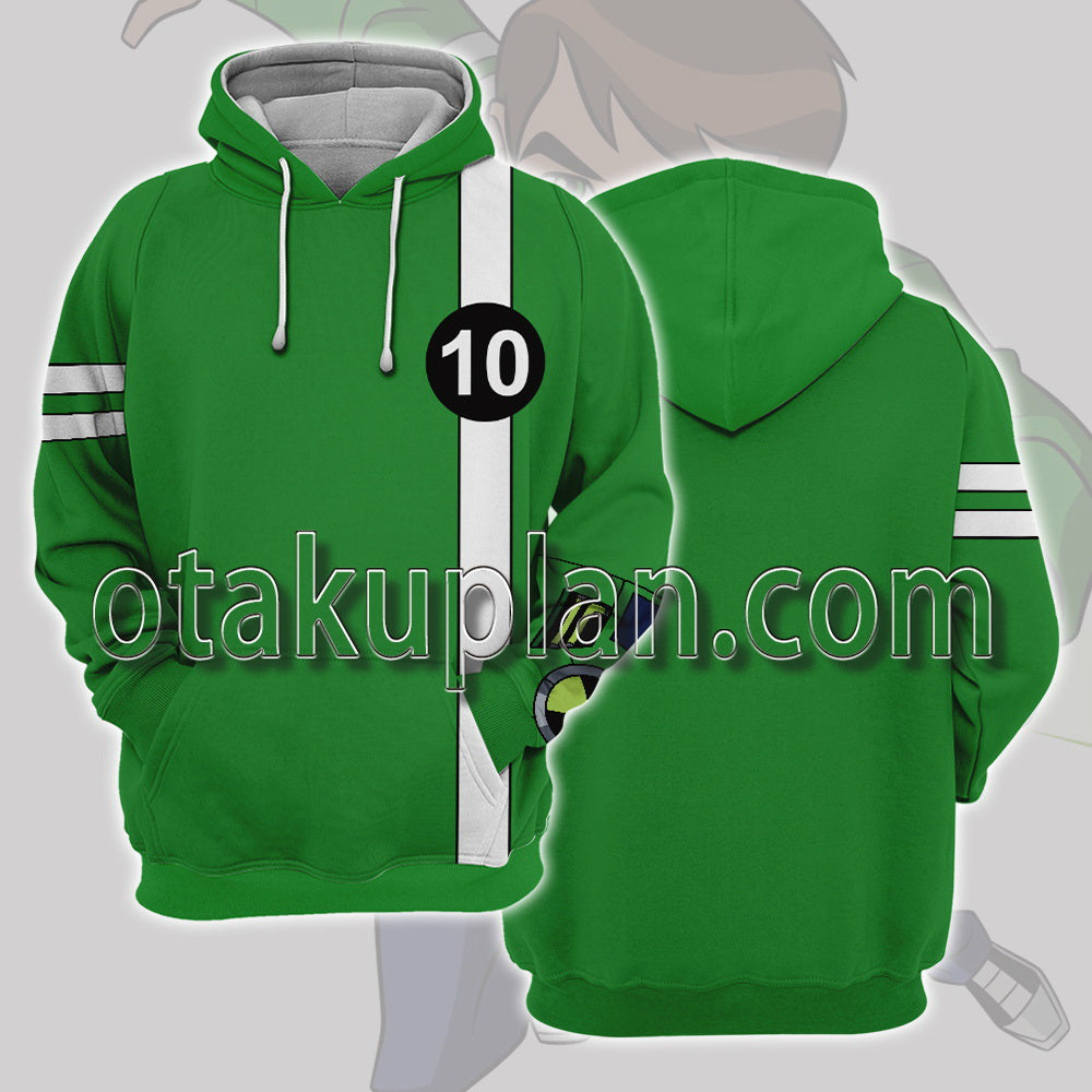 Ben 10 Ben Tennyson UAF Cosplay Hoodie