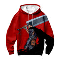 Berserk Guts Berserker Wielding Greatsword (2) Anime Apparel