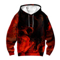 Berserk Guts Blazing Fiery Aura Anime Apparel
