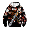 Berserk Guts Defending With Greatsword Anime Apparel
