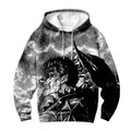 Berserk Guts Fierce Expression Anime Apparel