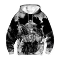 Berserker Skeleton Knight Mounted Comic Anime Apparel