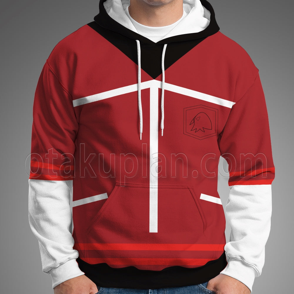 BEYBLADE X Bird Kazami Red Black Cosplay Hoodie