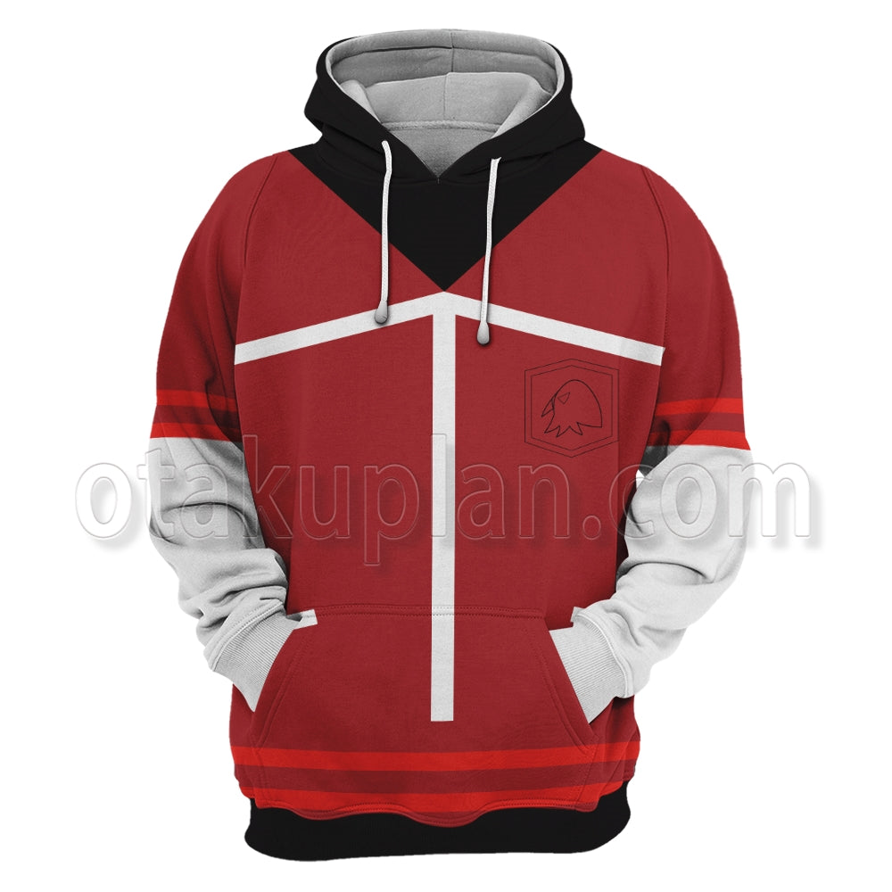 BEYBLADE X Bird Kazami Red Black Cosplay Hoodie