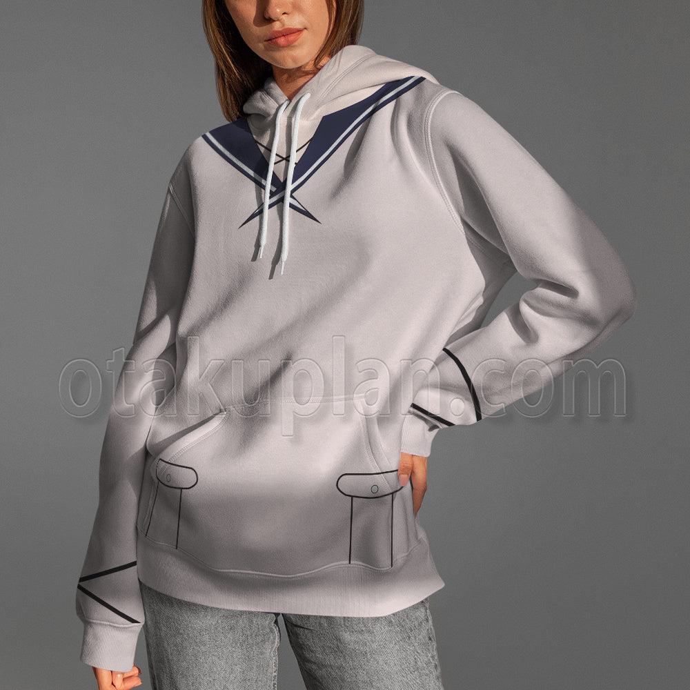 Black Bullet Midori Fuse Uniform Cosplay Hoodie