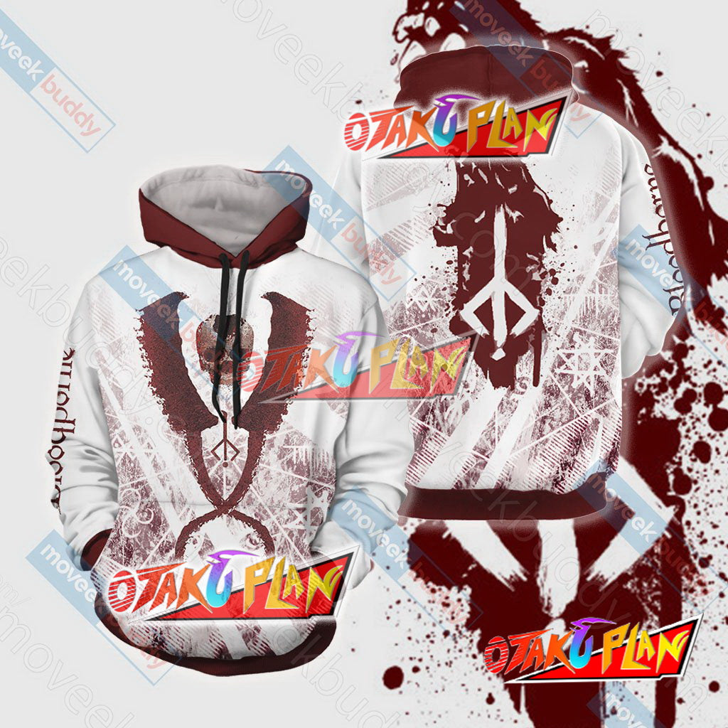 Bloodborne - Hunter's Mark Unisex 3D Hoodie